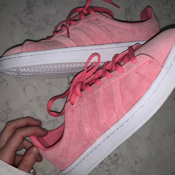 Adidas Chalk Pink Campus Women’s size 8 - Picture 3 of 8